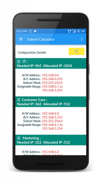 Vlsm Cidr Calculator Download - Exfreeget