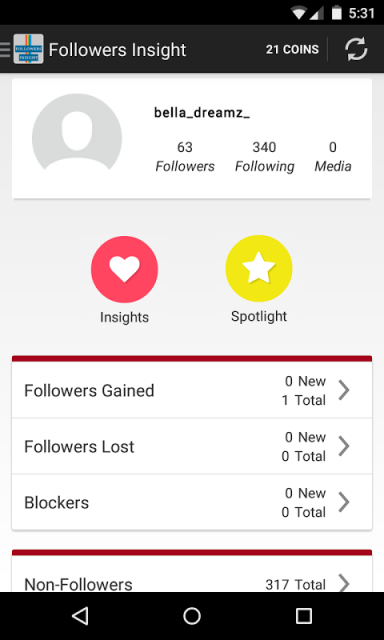 Followers Insight | Download APK for Android - Aptoide - 384 x 640 png 60kB