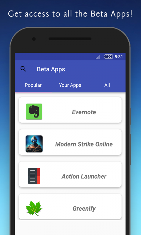 Beta Apps Téléchargement de l APK pour Android Descubra o