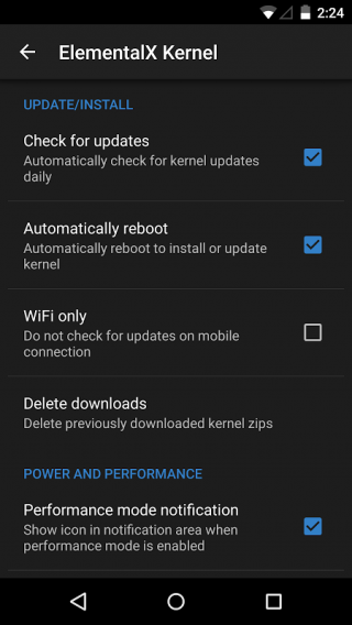 ElementalX Kernel Screenshot