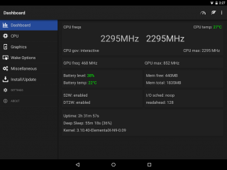 ElementalX Kernel Screenshot