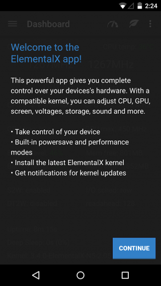 ElementalX Kernel Screenshot