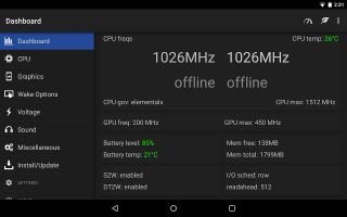 ElementalX Kernel Screenshot