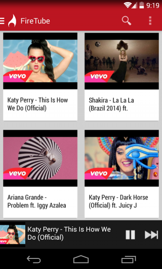 FireTube: YouTube Music Player Screenshot