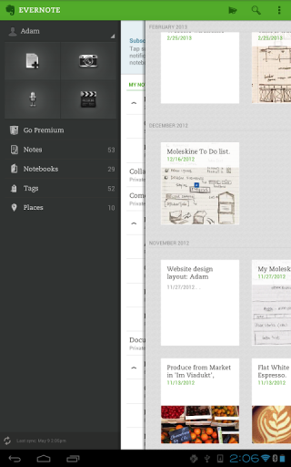 Evernote For Android Screenshot