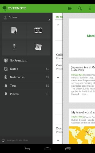 Evernote For Android Screenshot