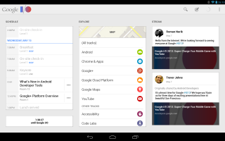Google I/O 2013 Screenshot