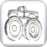 Truck Line Icon