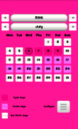 Menstrual Calendar - Fertility screenshot 1