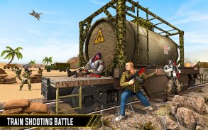 Army Train Shooting Games 3D screenshot 2