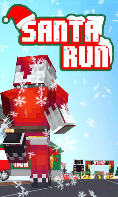 Christmas Cartoon 3D Super Hero Running Game Skins 