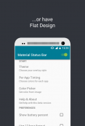 Material Status Bar screenshot 1