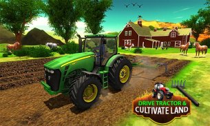 US Tractor Farm Driving Simula screenshot 0
