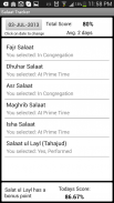 Salaat Tracker screenshot 1