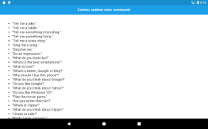 Voice Commands for Cortana screenshot 4