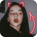 Neon Horns Devil - Neon Devil Icon
