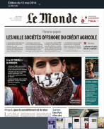 Journal Le Monde screenshot 1