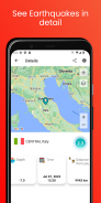 Трекер землетрясений - оповещения и карта screenshot 13