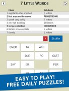 7 Little Words: A fun twist on crossword puzzles screenshot 3