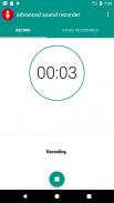 Advanced sound recorder screenshot 0