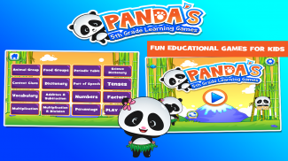 Panda 5th Grade Learning Games screenshot 0
