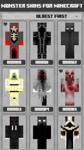 Monster Skins for Minecraft PE screenshot 2
