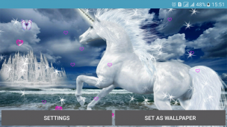 Unicorn Live Wallpaper screenshot 0