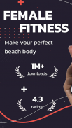 Fitness femminile app dimagrire esercizi palestra screenshot 9