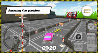 Pink Car Parking screenshot 11