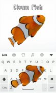 Clown Fish Live Keyboard Theme screenshot 1