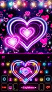 Neon Lights Heart Themes screenshot 4