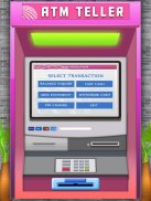 Sanal ATM Simülatörü Banka Kasiyer Ücretsiz Çocuk screenshot 1