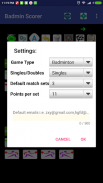 Badminton Match Scorer free screenshot 3