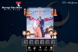 Marriage Video Maker with Song screenshot 0
