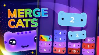 Catris Merge - Juego de gatos | Merging Game screenshot 8