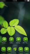 Green Leaf C Launcher Theme screenshot 3