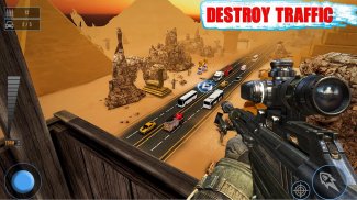 Sniper Traffic shooting game screenshot 2
