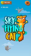 Sky Flying Cat: A pigeon Free World screenshot 3
