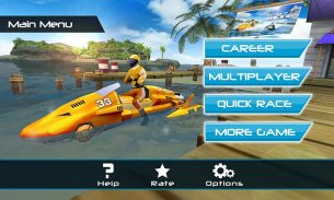 激流競速3D - Powerboat Racing screenshot 4