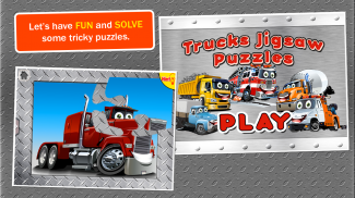 Trucks Puzzles: Kids Trucks screenshot 0