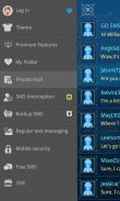 GO SMS Pro Futurism Free Theme screenshot 5