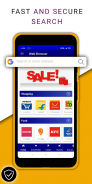 Web Browser: စျေးဝယ်ခြင်းအစားအစာခရီးသွားလူမှုမီဒီယ screenshot 1