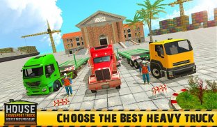 Mobile Home Transporter Truck: House Mover Games screenshot 3