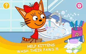 Kid-E-Cats: Housework Educational games for kids screenshot 5