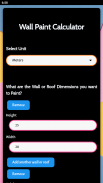 Wall Paint Calculator screenshot 11