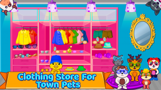 Town Pet Life: Pretend Play City Animals screenshot 3