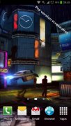 Futuristic City 3D Free lwp screenshot 4
