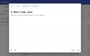 Memz One - Hierarchical Notepad, Rich Text Editor screenshot 4