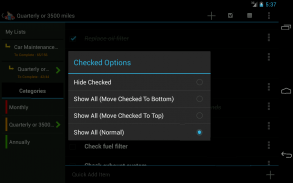 Car Maintenance List FREE screenshot 2