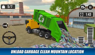 Truk Sampah Offroad: Dump Truck Driving Games screenshot 4